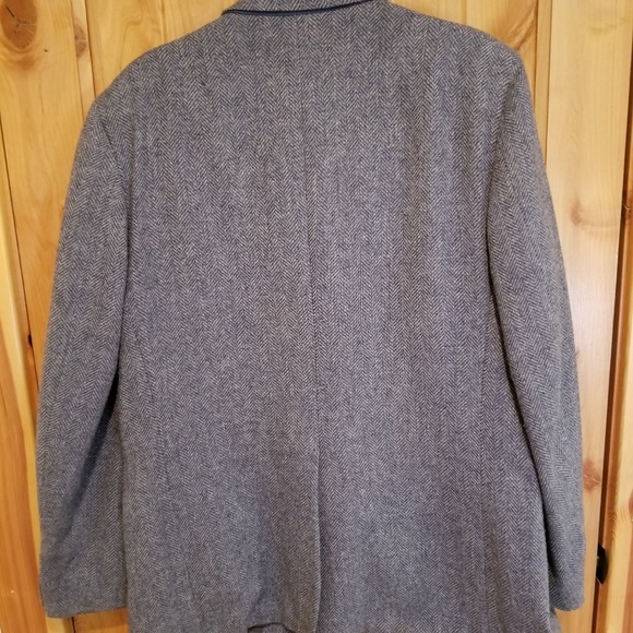 Men Pure Wool 32" Length Dress Coat - Picture 6 of 8